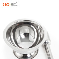 Wholesale double walled stainless steel garlic press grinder bowl spice grinder medicine pounding bowl